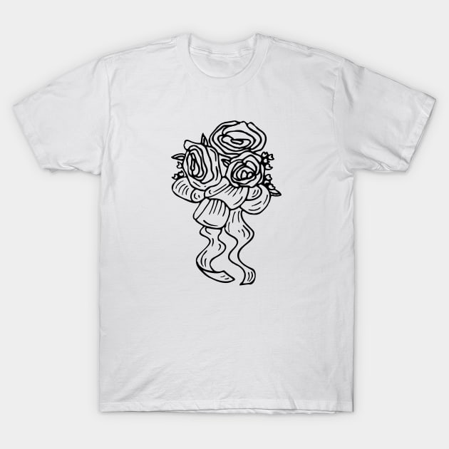 Flowers T-Shirt by linesdesigns